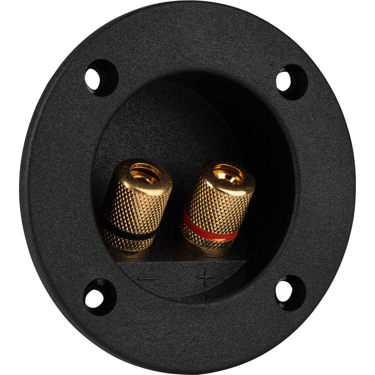 Round 215/16" Terminal Cup with Gold Plated Binding Post